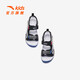 ANTA Children's Sandals Boys' Beach Shoes 2024 Summer New Breathable and Comfortable Outdoor Arch Sandals Black/Silver-3 28