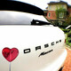 Diyan Porsche S-mark original car logo macan cayenne gts718 Paramela 911turbo S bright silver
