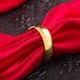 Jin Liuxin gold glossy ring pure gold 999 aperture Tianyuan live mouth solid opening men and women model glossy gold price 5.57g