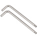 Fengji extended ball head inner hexagonal wrench S2 hexagonal key L-shaped single inner hexagonal screwdriver hexagonal edge set universal nickel-plated 6.0mm (length)-1 piece
