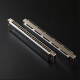
Tongbao TOMBO harmonica 6624S collection model high-end all-metal copper grid version 24-hole polyphonic harmonica professional performance E-tune [metal copper grid version]