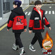 Monkey Brother Children's Clothing Boys' Jackets Mid-length Children's Jackets Autumn and Winter Style Plus Velvet Thickening 8 Winter New Style Medium and Large Children's 8 Children's Jackets Korean Style Fashionable Cardigans Trendy 10 Red 150 (recommended height is about 140CM)