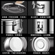 304 stainless steel thermal insulation bucket commercial large-capacity thermal insulation and cold insulation canteen stall household soup storage bucket