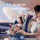 elittile safety seat 0-7 years old smart ventilated children's car 360 rotation S8 whale flowing gold amber-upgraded version [voice intelligent control version]