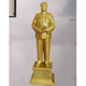Yushiju Chairman Mao's bronze statue poses as a great man's office brass Mao Zedong's living room study decoration sculpture as a gift for leaders, 29 cm winning ticket, one-piece casting with base