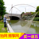 Net fishing net, automatic fishing net, fishing net, pull net, lift net, pull net, lift net, small moving net, large fishing net, upgraded nylon line, half-finger mesh, 4x4 meters