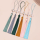 Jingji diamond ball white fan with tassels white jade lotus hanging tassels cheongsam hanfu long tassel bookmark fan diy accessories diamond ball white fan with tassels mixed color 5 pack