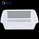 Guxiang Rectangular Plastic Basket Basket Large Thickened Turnover Basket Organizing Basket Debris Storage Basket Cleaning Basket White No. 6 Basket 456*360*137mm 2 Pack