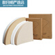 100 pieces of coffee filter paper, fan-shaped coffee filter paper, hand-pour filter paper, special cone for American coffee machine, 100 pieces v02 wood color