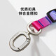 Xiaopei Pet Safety Belt Colorful Galaxy Collar Traction Rope Collar Pet Small and Medium-sized Dog Walking Leash Outing Supplies Car Safety Belt (Same Size) One Size