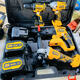 Raging Whale 15-cell battery brushless rechargeable electric hammer impact drill lithium electric angle grinder electric drill wrench battery universal set Ares VIP four-piece set hot recommendation recommended brushless four-piece set-four batteries and two charges