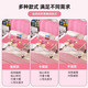 Student quarter bed small table foldable dormitory laptop table student upper bunk bedroom cartoon writing study desk Kurome flat style