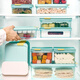 LOCK&LOCK refrigerator storage box plastic crisper portable fruit multi-size lunch box lunch box mint blue 750ml