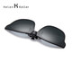 [90% new] Helen Keller polarized sunglasses clips for men and women polarized sunglasses clips for driving and driving HP829C2 dark gray black