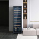 SIEMENS 385L wine cabinet 120 bottles red wine cabinet home wine cabinet constant temperature refrigeration imported oak wine rack black KW35VB7TSC 120 bottles black 385L