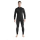 OUZO men's 5MM thickened one-piece wetsuit swimsuit winter swimming warm sun protection surfing suit jellyfish suit snorkeling equipment men's black M