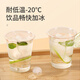 Meiya disposable cups plastic cups 320ml*100 thick transparent beverage cups small household