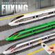 Chezhi remote control high-speed train toy Fuxing EMU alloy model children's high-speed train track toy truck boy [remote control version] Fuxing 4th high-speed train festival-white
