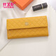 Sephoron Double 11 Korean version yellow wealth-gathering hand wallet high-end soft cowhide wallet to hold mobile phone handbag wallet yellow