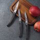 Sanbonsheng fruit knife folding knife paring knife imported from Japan powder steel steak knife portable outdoor picnic camping knife
