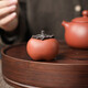 Yuxuan creative purple sand persimmon tea pet persimmon persimmon Ruyi bull bull persimmon handmade tea tray ornaments purple sand persimmon persimmon Ruyi tea pet --- persimmon