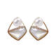 QPQK 100% Freshwater Pearl Earrings 2025 New Hot Style Light Luxury High-Quality Temperament Earrings Women's Niche Earrings Freshwater Pearl Earrings 6mm