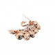 Dabuliu Korean style brooch for women, rhinestone scarf buckle, anti-exposure buckle, crystal pearl, crystal bow - Molan