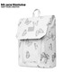 Mr.ACE Homme mochila casual estudiante femenina mochila escolar luminosa mariposa mochila mochil