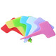 Thick plastic T-shaped flower brand gardening potted plant small label insert card succulent identification label one-word label ring buckle label pink 100 pieces