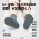 Children's socks made in Tokyo, autumn and winter girls' socks 5A antibacterial double-needle ribbed floor socks mid-tube socks 22-24CM