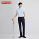 Jingdong-made trousers men's business casual trousers straight-leg high-elastic formal men's trousers four seasons black 33