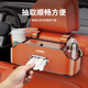 Suvmch car multifunctional storage box tissue box water cup holder storage box storage bag car seat back storage box bag back chair multifunctional leather storage box bright orange exclusive for Audi-back chair storage box