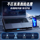 Core Ice Zun Laptop Radiator Computer Stand Game Laptop Cooling Base High Wind Adjustable Speed 14/15.6-inch Laptop Stand Suitable for Apple Lenovo Dell Asus 2 Fan Iron Mesh Panel with Speed Adjustment + Mobile Phone Stand