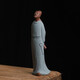Fw Li Bai Statue Ancient Character Ceramic Sculpture Home Decoration Crafts Living Room Office Study Desktop Ornament Li Bai - Colored Sand Blue Gray Style