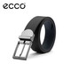 ECCO business casual belt metal pin buckle belt for men 9105892 black/midnight blue 120cm gift box