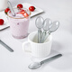 Youao disposable spoons 50 pieces individually packed thickened spoons plastic table spoons dessert spoons takeaway packaged spoons wholesale
