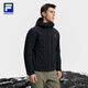 FILA official breathing shell woven jacket two-piece men's tops 2025 winter sports outdoor jacket