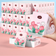 Event Exclusive Tulip Handkerchief Paper Portable Wettable Water Small Packet Paper Tissue Paper Portable Napkin Pure Wood Premium 3 Layers 6 Pieces*10 Pack Student Pack