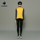 Le coq sportif Cycling French Rooster Autumn and Winter Women's Fashionable Sports Long-Sleeved Cycling Jersey Goose Yellow L