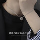 BJYL starburst necklace men's trendy hip-hop niche high-end double-ring pendant boys' necklace 2026 new Internet celebrity sweatshirt chain necklace