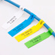 Consumibles Postek Compatibles con P8438D Cableado P-Type Wiring Autoadhesivo Cable Logotipo de cable de red Logo impermeable Conexión doble 1000 Red 1000 Conexión doble