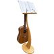 IMVE guitar score rack floor-standing vertical ukulele punch-free hanger solid wood guitar violin stand bamboo guitar rack