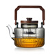 Mesni steaming integrated teapot glass tea brewing teapot steaming teapot lifting beam teapot Kung Fu tea set