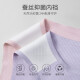 Clarkarida new product 3 pairs of women's underwear women's ice silk summer nude seamless mid-waist sexy breathable women's briefs taro purple + cherry blossom pink + mint green + crimson L (100-120Jin [Jin equals 0.5 kg])