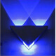 Yilin LED wall lamp modern simple creative corridor aisle bar club KTV background wall decoration colorful color-changing light 3W blue light
