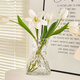 Muding ins style glass art vase table decoration ornaments for raising flowers and flower vessels high-end birthday gifts