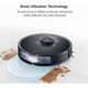 Roborock S7+ sweeping robot and sonic mop with self-empty base, automatic lifting mop, ultrasonic carpet detection, black