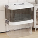 Wiayunuo Transparent Storage Box Huge Size Transparent Storage Box Thickened Household Clothes Quilt Toy Storage Box Snack Desktop Extra Large + Extra Large Plus + Huge Size - Transparent Uses More Materials