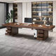 New Chinese style office solid wood boss desk desk and chair combination simple president desk light luxury home desk modern standard pure solid wood single table 160cm