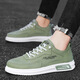 Gu Wenlun Large Size Men's Shoes 46 47 48 Extra Large Size Summer Sports Shoes 2025 Breathable Canvas Shoes Men's Extra Large Size Cloth Shoes Green 47